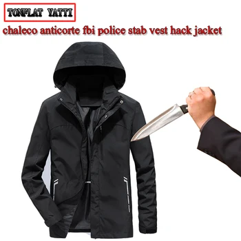 2020 Self-defense Stab-proof Anti-cutting Tactical Hooded Jacket Invisible Flexible Security Police Fbi Protective Swat Clothing
2020 Self-defense Stab-proof Anti-cutting Tactical Hooded Jacket Invisible Flexible Security Police Fbi Protective Swat Clothing