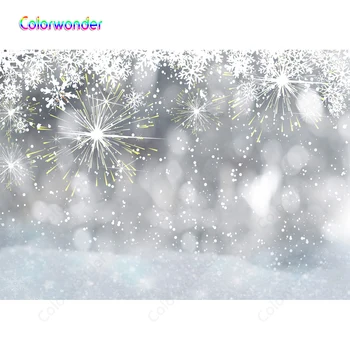 Grey Backgrounds Winter Backdrops for Photoshoot Prop White Snowflakes with Yellow Firewok Backgrounds for Christmas Day Party
Grey Backgrounds Winter Backdrops for Photoshoot Prop White Snowflakes with Yellow Firewok Backgrounds for Christmas Day Party