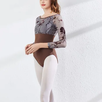 2020 New Crew neck Lace Cashmere net Bodysuit Ballet adulto swimsuit for girls dance wear dancer Gymnastics leotards for women 
2020 New Crew neck Lace Cashmere net Bodysuit Ballet adulto swimsuit for girls dance wear dancer Gymnastics leotards for women