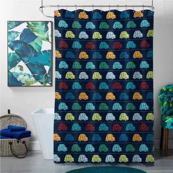 Shower Curtains Rustic Cars,Mini Vintage Vehicles on The Road Driving Cars with Various Vibrant Colors,Dark Blue Aqua
Shower Curtains Rustic Cars,Mini Vintage Vehicles on The Road Driving Cars with Various Vibrant Colors,Dark Blue Aqua