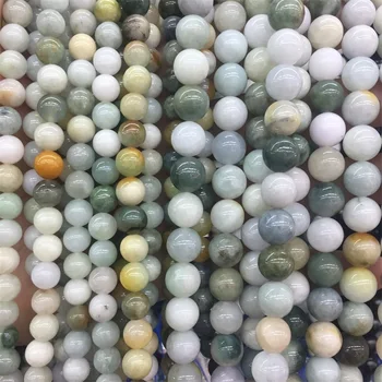 Natural Gemuine Jadeite 6/8/10MM Jadites Myanmar Feitsui Jades Stone Beads for Undyed Jewelry Bracelet Making DIY Good Bead
Natural Gemuine Jadeite 6/8/10MM Jadites Myanmar Feitsui Jades Stone Beads for Undyed Jewelry Bracelet Making DIY Good Bead