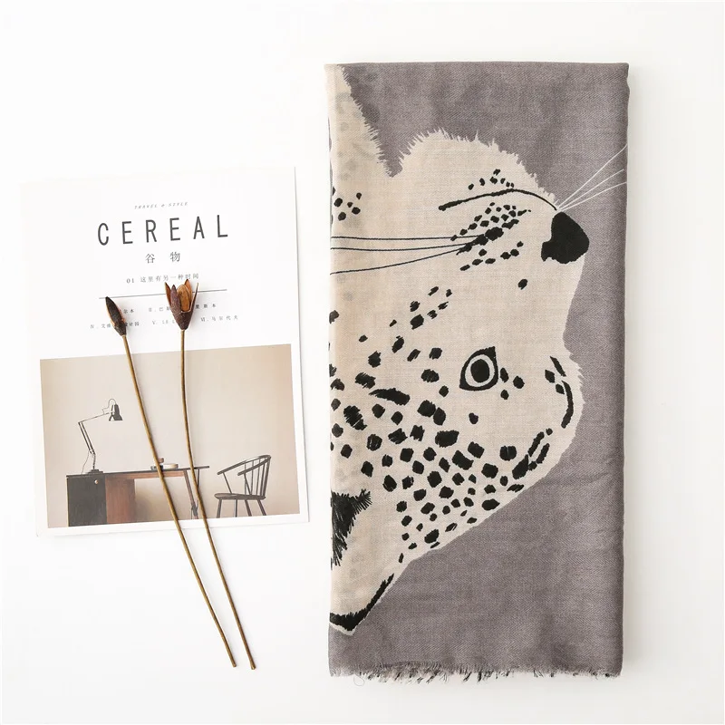 Waliicorners Women Wrap Pashmina Stole Bufandas Muslim Hijab Animal Leopard Dot Fringe Viscose Shawl Scarf 18 Hb6c7cf3e67fa49f98b3a35b924b7f75bD