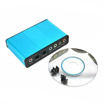 USB 6 Channel 5.1 / 7.1 Surround External Sound Card PC Laptop Desktop Tablet Audio Optical Adapter Card
USB 6 Channel 5.1 / 7.1 Surround External Sound Card PC Laptop Desktop Tablet Audio Optical Adapter Card