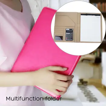File Folder Multifunction Fashion PU Calculator Paper Cover Conference Folder A4 Briefcase Business Document Bag
File Folder Multifunction Fashion PU Calculator Paper Cover Conference Folder A4 Briefcase Business Document Bag