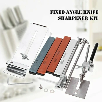 Fixed-angle Knives Sharpener Kit Kitchen 360 Degrees Flip Sharpening Kit System Tools Whetstones ALI88
Fixed-angle Knives Sharpener Kit Kitchen 360 Degrees Flip Sharpening Kit System Tools Whetstones ALI88