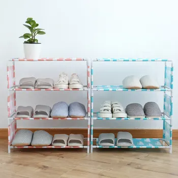3/4 Tiers Non Woven Shoe Rack Home Hall Organizer DIY Storage Cabinet Shelf MJJ88 
3/4 Tiers Non Woven Shoe Rack Home Hall Organizer DIY Storage Cabinet Shelf MJJ88