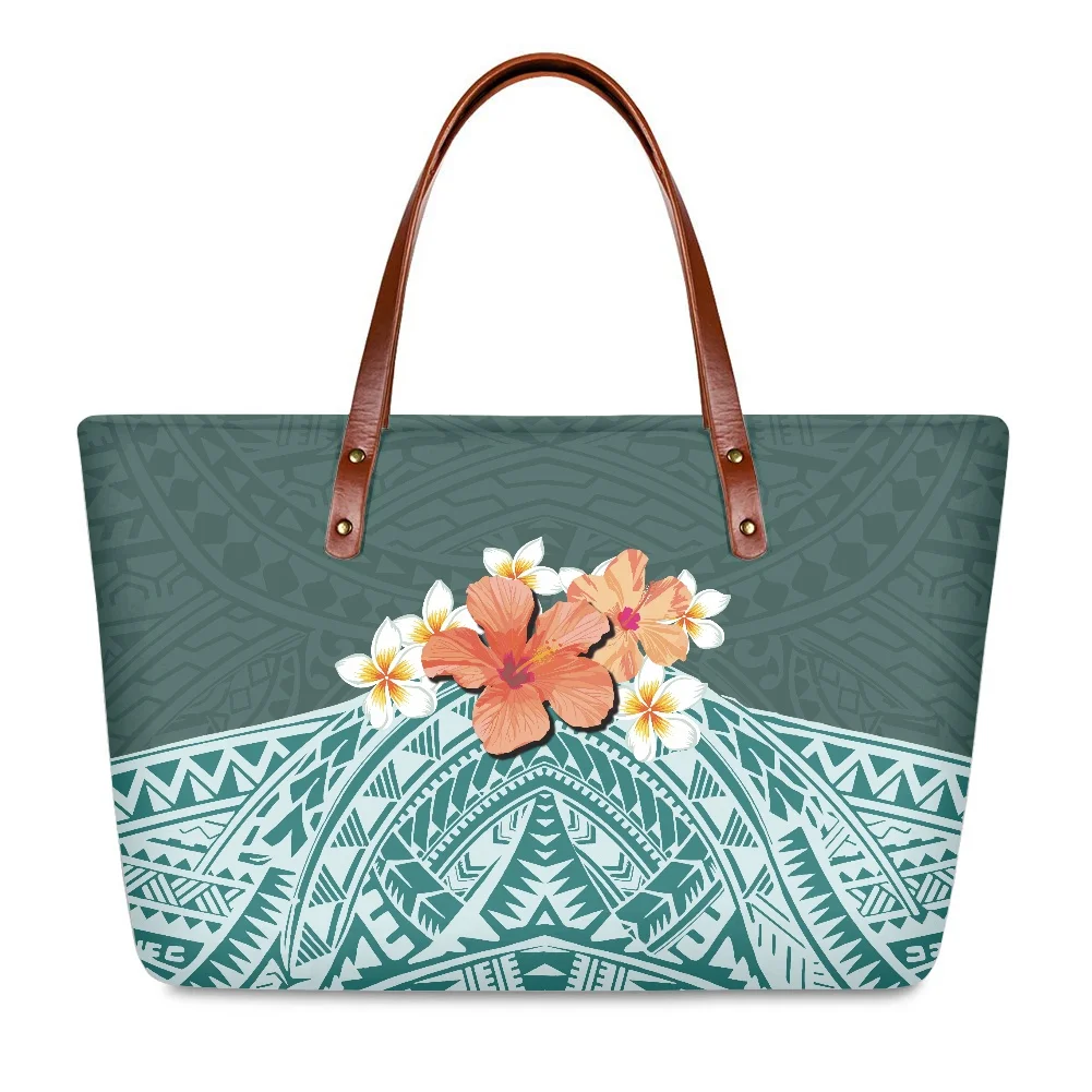 Cumagical Customize Hand Bags Ladies Green Samoa Polynesian Tribal Hibiscus Print Neoprene Women Vintage Leather Tote Bag
Cumagical Customize Hand Bags Ladies Green Samoa Polynesian Tribal Hibiscus Print Neoprene Women Vintage Leather Tote Bag