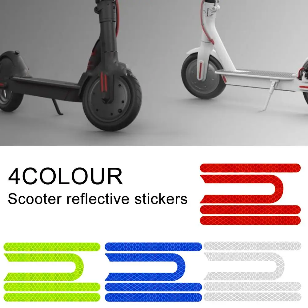 4Pcs/set Electric Scooter Reflective Stickers For Xiaomi Mijia M365 Safety Night Riding Reflector Scooter Accessories parts
4Pcs/set Electric Scooter Reflective Stickers For Xiaomi Mijia M365 Safety Night Riding Reflector Scooter Accessories parts