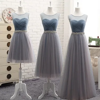 New Elegant Ruched Tulle Long Prom Bridesmaid Dresses Beading Belt Floor length Beach Wedding Formal wedding Guest Party Gowns
New Elegant Ruched Tulle Long Prom Bridesmaid Dresses Beading Belt Floor length Beach Wedding Formal wedding Guest Party Gowns