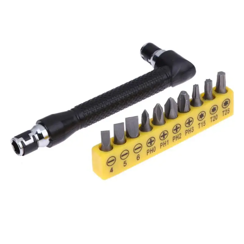 10 in 1 Socket Screwdriver Set Precision L-shaped Angle Head screw driver set driver bits
10 in 1 Socket Screwdriver Set Precision L-shaped Angle Head screw driver set driver bits