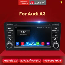 Lecteur multimédia autoradio Junsun Android 10.0 DSP 2 din pour Audi A3 8P/8P1 hayon 3 portes/S3 RS3 Sportback Navigation 2din(China)