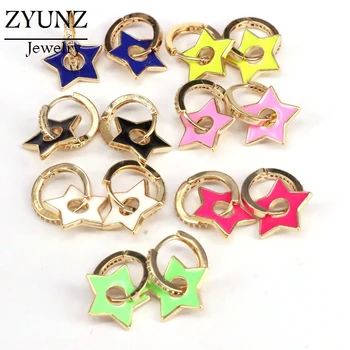 5 Pairs, Star Geometric dangling charm earring Neon Enamel Jewelry Drop Earring For Women High Quanity Jewelry Gift
5 Pairs, Star Geometric dangling charm earring Neon Enamel Jewelry Drop Earring For Women High Quanity Jewelry Gift