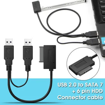 Converter Cable SATA Cable USB2.0 to 13Pin Wired Convert Cables For Laptop CD-ROM DVD-ROM ODD Data Cable Converter
Converter Cable SATA Cable USB2.0 to 13Pin Wired Convert Cables For Laptop CD-ROM DVD-ROM ODD Data Cable Converter