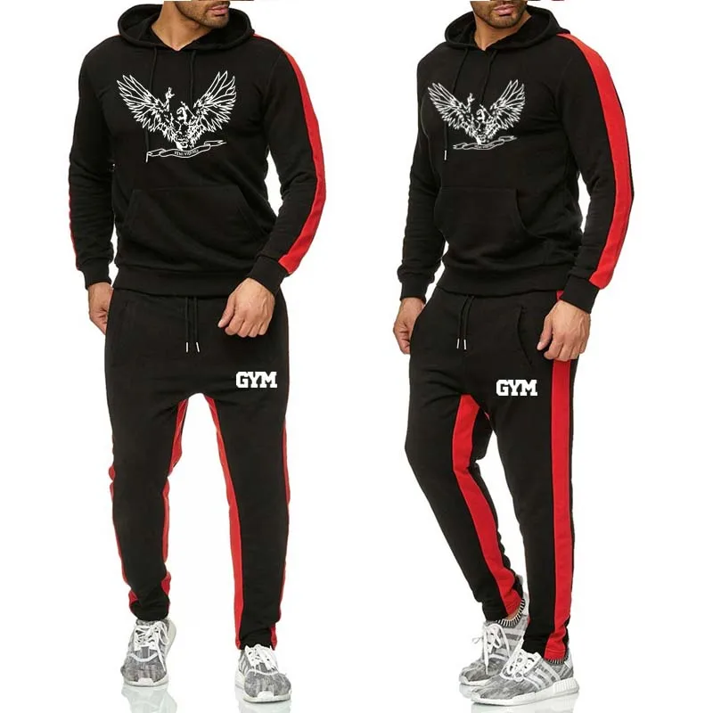 2019 Brand sporting suit men Suit Men Hoodies Sets Mens Gyms Sportswear Jogger Suit Male Tracksuit sets
2019 Brand sporting suit men Suit Men Hoodies Sets Mens Gyms Sportswear Jogger Suit Male Tracksuit sets