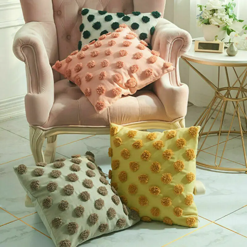 Nordic Ins Morocco Style Cushion Cover Tuft Plush Ball Cushion Cover Room Home Sofa Decorative Cute Pillow Case
Nordic Ins Morocco Style Cushion Cover Tuft Plush Ball Cushion Cover Room Home Sofa Decorative Cute Pillow Case