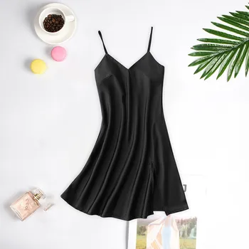 2020 Fashion Night Dress Women Sexy Nightdress Lingerie Pajamas Silk Satin Underpant Sleepwear Underwear nuisette femme
2020 Fashion Night Dress Women Sexy Nightdress Lingerie Pajamas Silk Satin Underpant Sleepwear Underwear nuisette femme