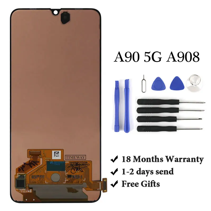 100% teset For A90 A908 lcd display for mobile phone screen replacement digitizer screen assambly For A90 5G A908 LCD
100% teset For A90 A908 lcd display for mobile phone screen replacement digitizer screen assambly For A90 5G A908 LCD