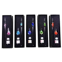 Creative Handmade Glass Pens Flower Pattern Transparent Fountain Pen Gift Set Color Ink Color Test Water Sign Chalk Flash Comics
Creative Handmade Glass Pens Flower Pattern Transparent Fountain Pen Gift Set Color Ink Color Test Water Sign Chalk Flash Comics