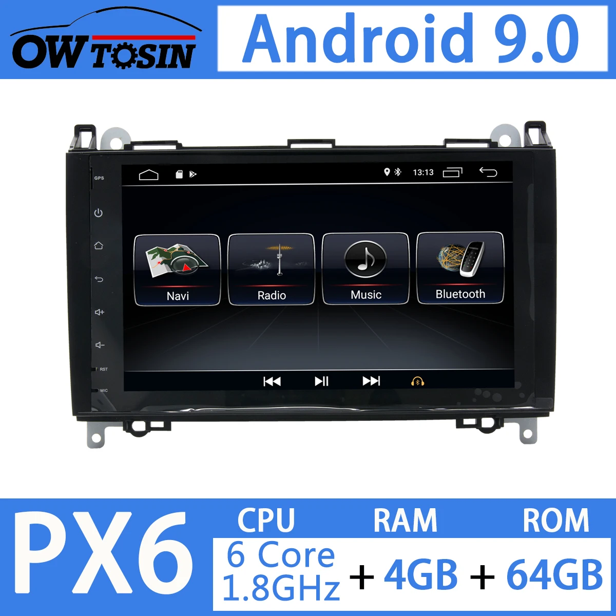 9" Android 9.0 Car Multimedia PX6 4GB+64GB GPS Radio Player For Mercedes Benz Sprinter W169 W245 W906 B200 Vito Viano W469 W639
9" Android 9.0 Car Multimedia PX6 4GB+64GB GPS Radio Player For Mercedes Benz Sprinter W169 W245 W906 B200 Vito Viano W469 W639