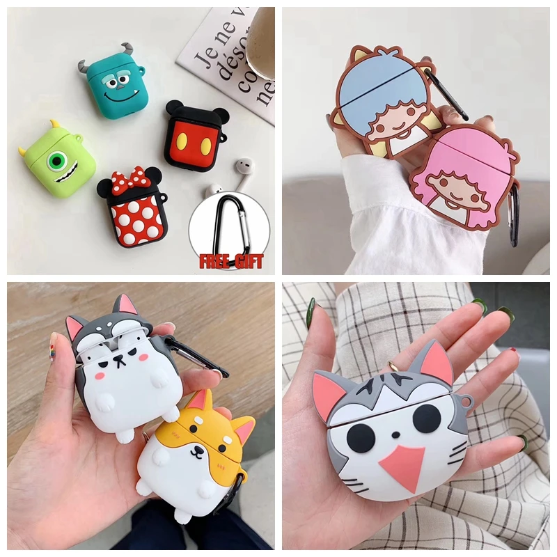 For AirPods Case Cartoon Pattern Earphone Case for Apple Airpods 2 Cover Charging Box Accessories with lovely
For AirPods Case Cartoon Pattern Earphone Case for Apple Airpods 2 Cover Charging Box Accessories with lovely