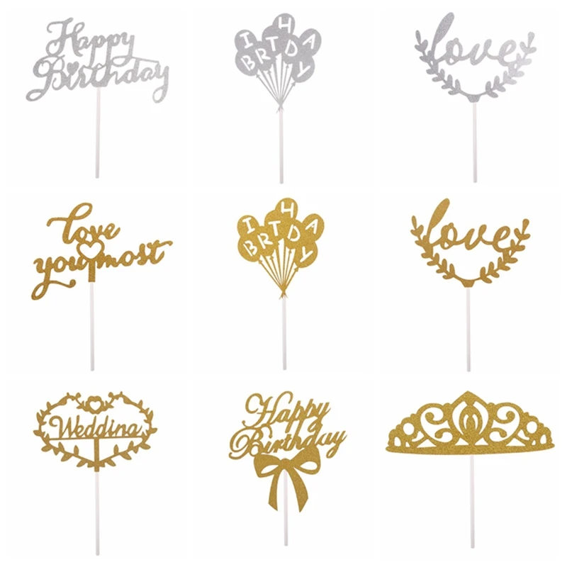 1pc Multi-color Cupcake Cake Topper Happy Birthday Cake Flags For Family Birthday Party Baking Decoration Supplies
1pc Multi-color Cupcake Cake Topper Happy Birthday Cake Flags For Family Birthday Party Baking Decoration Supplies