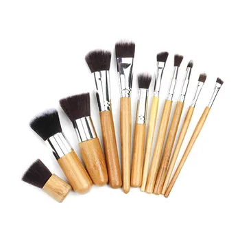 11pcs Bamboo Handle Make Up Brushes Cosmetic Face Eye Cosmetic Powder Foundation Eye Shadow Beauty with Bag Pincel De Maquiagem
11pcs Bamboo Handle Make Up Brushes Cosmetic Face Eye Cosmetic Powder Foundation Eye Shadow Beauty with Bag Pincel De Maquiagem