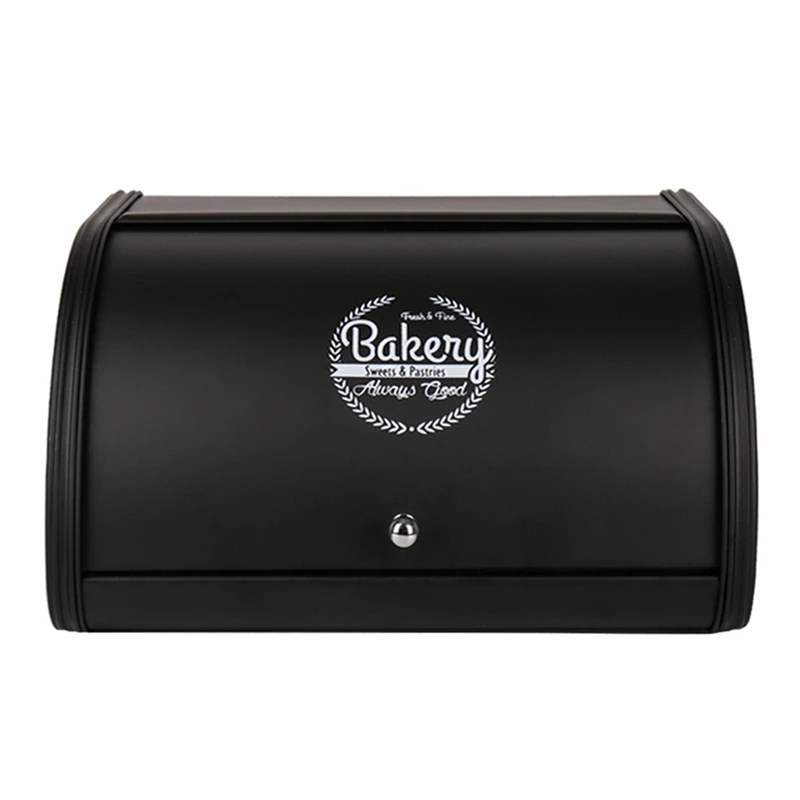 Roll Top Metal Flip-Baked Bread Box Dust-Proof Storage Box Bread Bin Kitchen Food Holder
Roll Top Metal Flip-Baked Bread Box Dust-Proof Storage Box Bread Bin Kitchen Food Holder