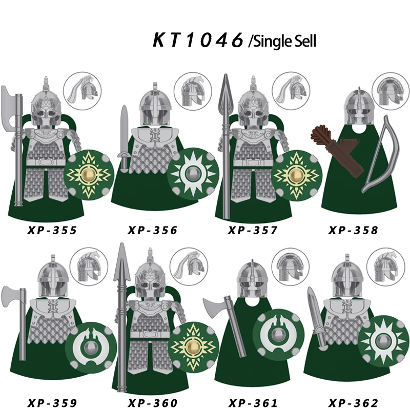 Single Sell Lord Rohan Warrior Weapon Armor Helmet Shield Medieval Knight Accessories Figures Building Blocks Kids Toy KT1046
Single Sell Lord Rohan Warrior Weapon Armor Helmet Shield Medieval Knight Accessories Figures Building Blocks Kids Toy KT1046