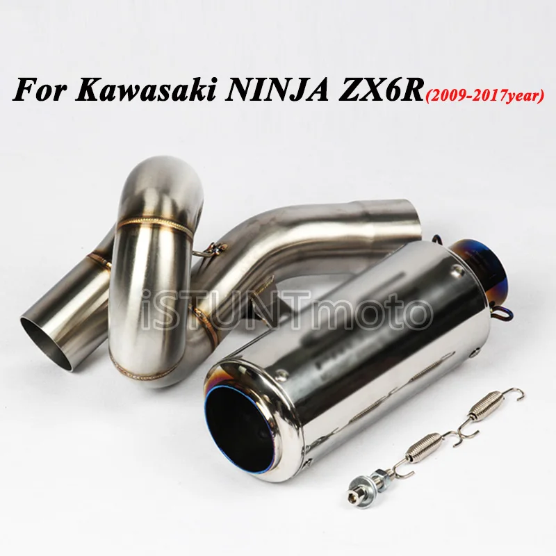 Slip-on For Kawasaki NINJA ZX6R 2009-2017 Motorcycle Full System Exhaust Escape moto Modified Middle Tube Connection Link Pipe
Slip-on For Kawasaki NINJA ZX6R 2009-2017 Motorcycle Full System Exhaust Escape moto Modified Middle Tube Connection Link Pipe