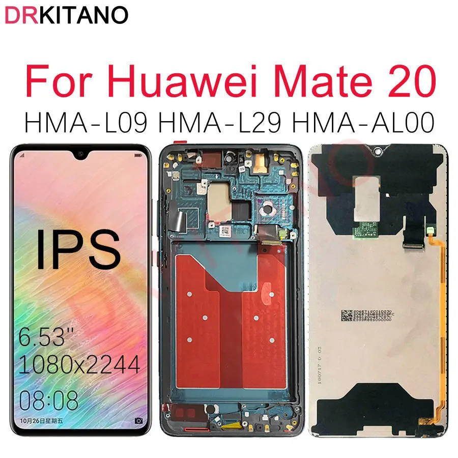 Original Mate 20 LCD For Huawei Mate20 HMA-L29 LCD Display Touch Digitizer Screen With Frame Replacement For Huawei Mate 20 LCD
Original Mate 20 LCD For Huawei Mate20 HMA-L29 LCD Display Touch Digitizer Screen With Frame Replacement For Huawei Mate 20 LCD