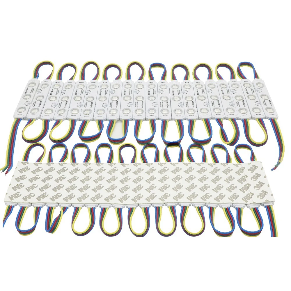 SZYOUMY DC12V 5050 3LEDs LED Module 5050 RGB LED light Injection Lens Module RGB IP67 WaterproofAdvertising 45LM Super Bright
SZYOUMY DC12V 5050 3LEDs LED Module 5050 RGB LED light Injection Lens Module RGB IP67 WaterproofAdvertising 45LM Super Bright
