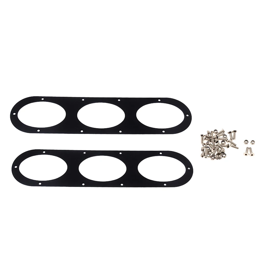 2Pcs Universal Rear Bumper Diffuser Panel Air Diversion Diffuser Panel for Car Race Black with Screw Accessories 390x100x1mm 2Pcs Universal Rear Bumper Diffuser Panel Air Diversion Diffuser Panel for Car Race Black with Screw Accessories 390x100x1mm