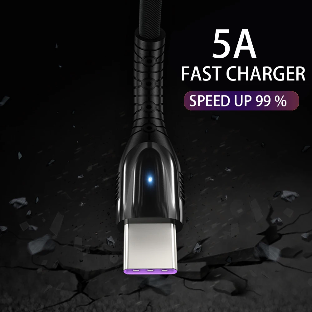 5A USB Type C Cable for Huawei Mate 20 P30 P20 Pro Lite Mobile Phone USB C Fast Charging Charger Cord USB-C Type-C Charger Cable
5A USB Type C Cable for Huawei Mate 20 P30 P20 Pro Lite Mobile Phone USB C Fast Charging Charger Cord USB-C Type-C Charger Cable
