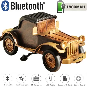 Wireless Bluetooth 5.0 Speaker Portable Retro Radio Music Player with MIC for Handsfree Support TF Card U Disk Aux Play 
Wireless Bluetooth 5.0 Speaker Portable Retro Radio Music Player with MIC for Handsfree Support TF Card U Disk Aux Play