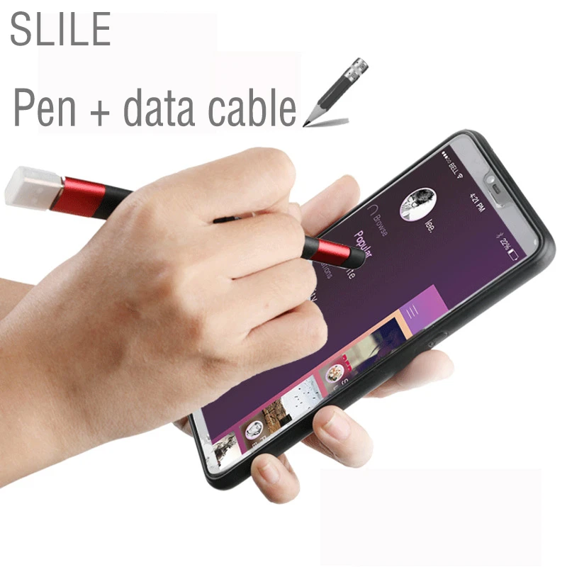 SLILE Portable Gift stylus mobile phone bracket data cable customized for Iphone Android TYPE-C USB Stylus Cold proof Universal
SLILE Portable Gift stylus mobile phone bracket data cable customized for Iphone Android TYPE-C USB Stylus Cold proof Universal