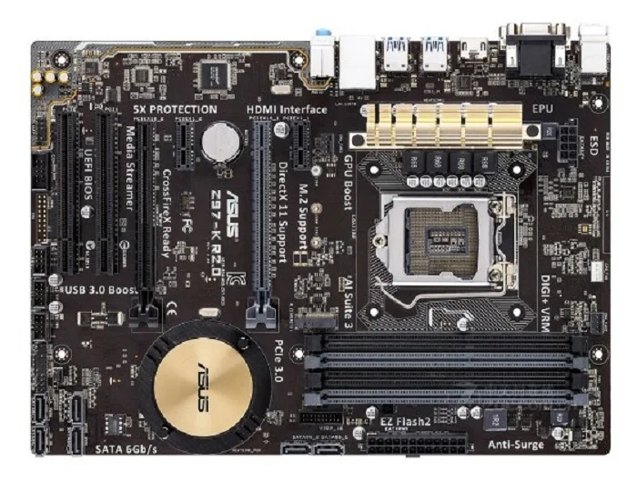 ASUS Z97-K R2.0 original motherboard LGA 1150 DDR3 i7 i5 i3 CPU 32G SATA3 USB2.0 UBS3.0 Z97 desktop motherboard
ASUS Z97-K R2.0 original motherboard LGA 1150 DDR3 i7 i5 i3 CPU 32G SATA3 USB2.0 UBS3.0 Z97 desktop motherboard