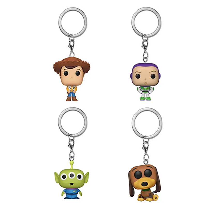 Toy Story 4 Keychain Woody Buzz Lightyear Alien Slinky Dog 5cm PVC Action Figure Toy Keyring Toys For Kids Christmas Gift
Toy Story 4 Keychain Woody Buzz Lightyear Alien Slinky Dog 5cm PVC Action Figure Toy Keyring Toys For Kids Christmas Gift