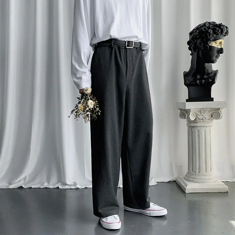2020 Autumn And Winter New Youth Popular Loose Solid Color Couple Micro-elastic Trousers Fashion Casual Wild Straight-leg Pants 
2020 Autumn And Winter New Youth Popular Loose Solid Color Couple Micro-elastic Trousers Fashion Casual Wild Straight-leg Pants