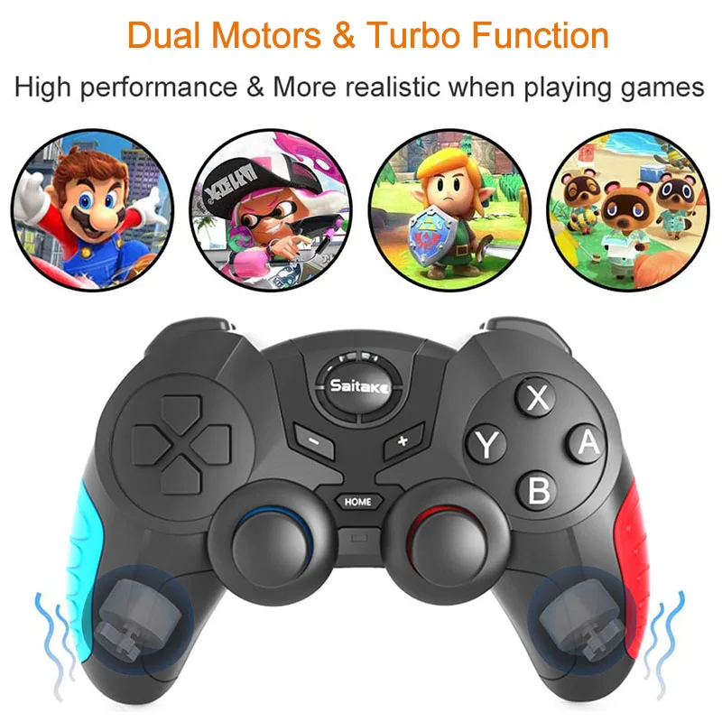 For Nintendo Switch Controller Game joystick Wireless Bluetooth Gamepad For Nintendo Switch NS Pro lite Console For Windows PC
For Nintendo Switch Controller Game joystick Wireless Bluetooth Gamepad For Nintendo Switch NS Pro lite Console For Windows PC