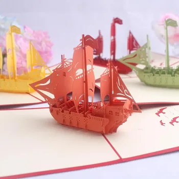 Sailboat Model 3D Pop-Up Card Birthday with envelope sticker laser cut invitation Greeting Card postcard creative Gift
Sailboat Model 3D Pop-Up Card Birthday with envelope sticker laser cut invitation Greeting Card postcard creative Gift