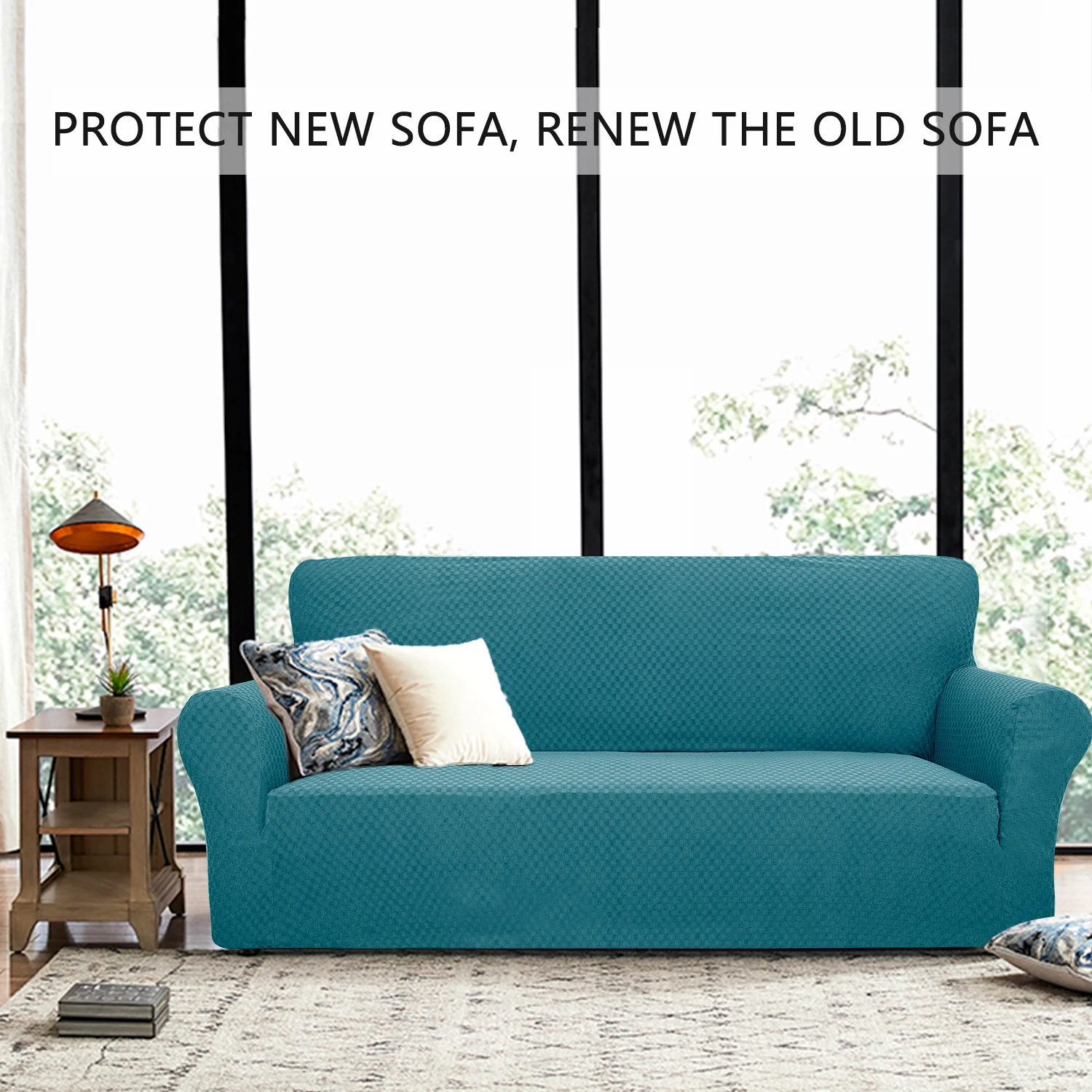 Multiple Seat Solid Square Pattern Sofa Protective Cover High Elasticity Soft Indoor Home Cafe Decoration Multicolor Stool Cover
Multiple Seat Solid Square Pattern Sofa Protective Cover High Elasticity Soft Indoor Home Cafe Decoration Multicolor Stool Cover