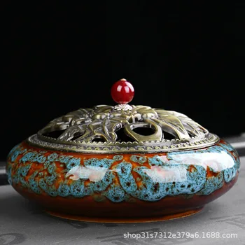 Ceramic Backflow Incense Burner Creative Decoration Lotus Sandalwood Tower Aromatherapy with Base Zen Tea Ceremony LB80114
Ceramic Backflow Incense Burner Creative Decoration Lotus Sandalwood Tower Aromatherapy with Base Zen Tea Ceremony LB80114