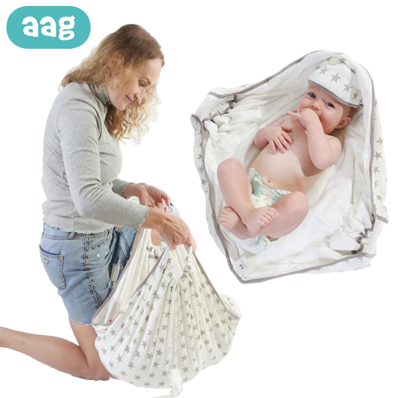 

AAG Baby Sleeping Bag In the Hospital Diaper Cocoon for Newborns Envelope for Discharge Stroller Baby Sleepsack Swaddle Wrap