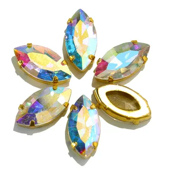 5 Sizes Horse Eye Glass Strass Sew On Rhinestones With Hollow Claw Flatback Navette Clear Sew On Claw Stones For Clothing B0204
5 Sizes Horse Eye Glass Strass Sew On Rhinestones With Hollow Claw Flatback Navette Clear Sew On Claw Stones For Clothing B0204