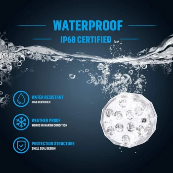 Remote Control RGB Diving Light Battery Operated Underwater Night Light Outdoor Vase Bowl Garden Party Decoration-2PCS
Remote Control RGB Diving Light Battery Operated Underwater Night Light Outdoor Vase Bowl Garden Party Decoration-2PCS