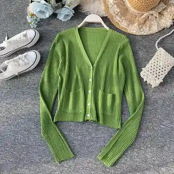 NiceMix Autumn Spring Cardigan Women Sweaters Loose Solid V-Neck Striped Casual Cardigans Woman Tops Shirt Jersey Mujer Invierno
NiceMix Autumn Spring Cardigan Women Sweaters Loose Solid V-Neck Striped Casual Cardigans Woman Tops Shirt Jersey Mujer Invierno