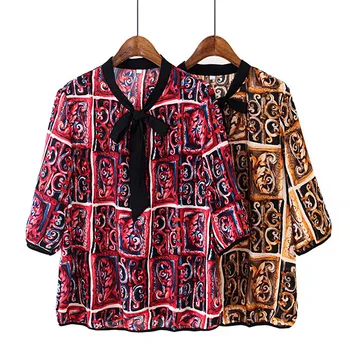 Temperament Short Sleeve Small Shirt 2020 Summer Loose Slim V Collar Lace Age Reduction Top 8813
Temperament Short Sleeve Small Shirt 2020 Summer Loose Slim V Collar Lace Age Reduction Top 8813