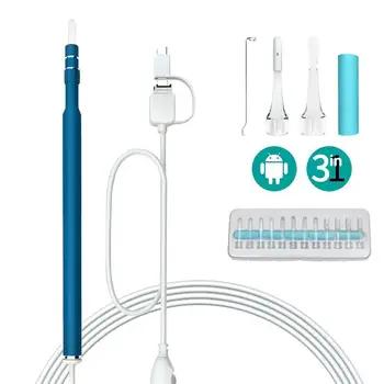 Ear Cleaning Endoscope 5.5mm Visual Ear Spoon USB Earpick Ear Cleaning Tool Diagnostic Tool Ear Cleaner With Bag Durable
Ear Cleaning Endoscope 5.5mm Visual Ear Spoon USB Earpick Ear Cleaning Tool Diagnostic Tool Ear Cleaner With Bag Durable
