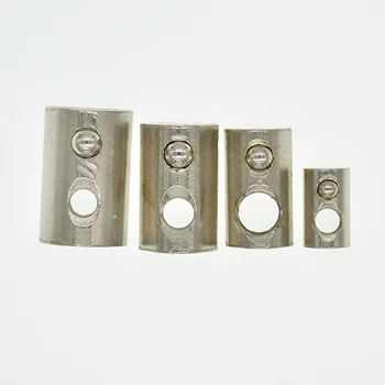 100/50/20pcs Half Round Elasticity Roll-in T Spring Nuts M3 M4 M5 M6 M8 For 2020 3030 4040 454 Aluminum Profiles Groove 
100/50/20pcs Half Round Elasticity Roll-in T Spring Nuts M3 M4 M5 M6 M8 For 2020 3030 4040 454 Aluminum Profiles Groove