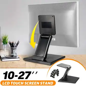 1Pcs Plastic Tilt Mounted Fold Monitor Holder Rotated For 10-27 Inch LCD Display Screen Stand PC Monitor TV Holder
1Pcs Plastic Tilt Mounted Fold Monitor Holder Rotated For 10-27 Inch LCD Display Screen Stand PC Monitor TV Holder